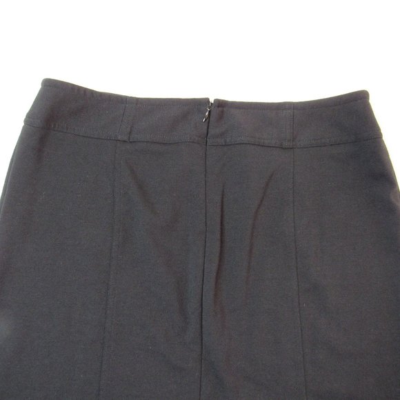 Style & Co. Women's Black Pencil Slip Skirt Size 12 Petite - Picture 3 of 8
